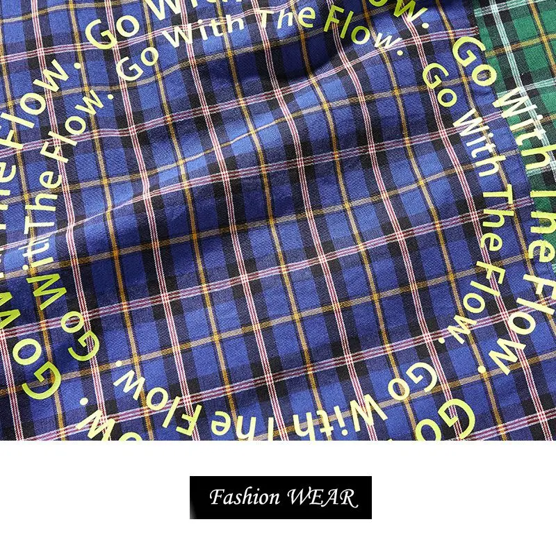 
Hot Sale Good Price Man Casual Plaid Shirt Fashion Custom Plaid Shirts Branded Low Price Casual Shirts 