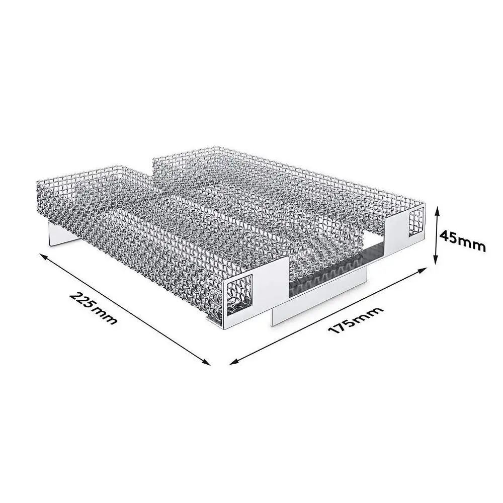 Stainless Steel  Mesh Cold Smoke Generator Pellet Smoker Box