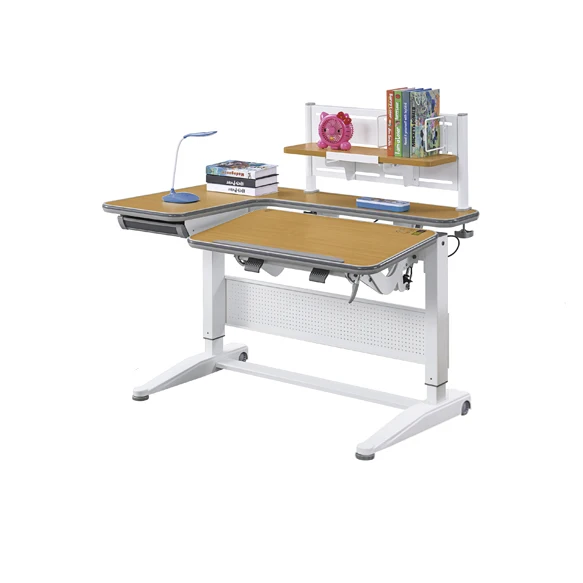 Ergonomic height Ajustable kids study table for growing children
