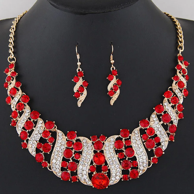 Factory wholesale top selling jewelry set gold plated