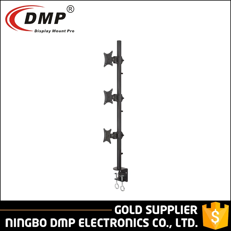 LCD350-T Desktop 360 градусов Трехместный 3 LED LCD Проектор Монитор телевизор потолочный кронштейн