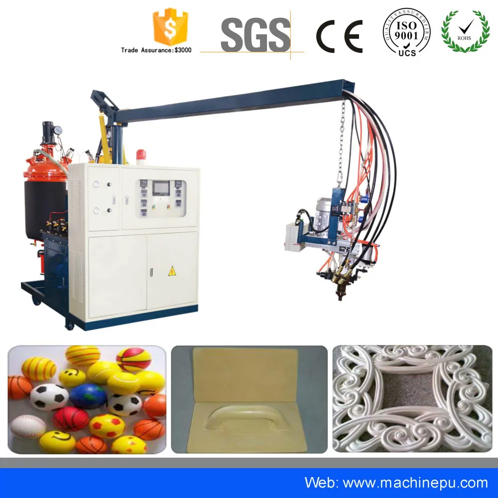 ПУ полиуретана под давлением машина литья под давлением с низким протирать глины Низкое давление ПУ подошва производитель