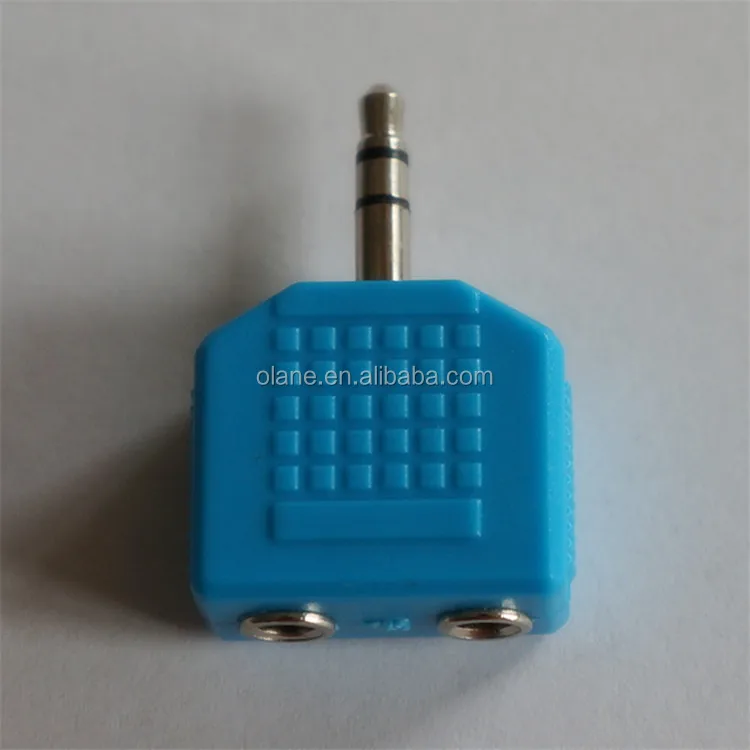 3.5mm stereo male to dual female jacks headphone splitter Low price High quality