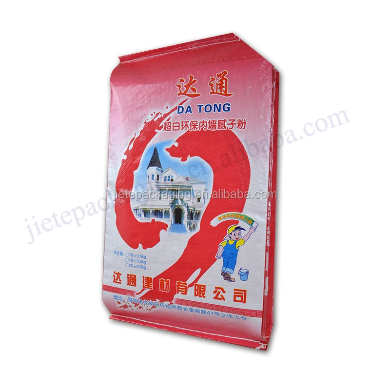 High quality white pp woven portland cement,wall putty powder bag price Philippines