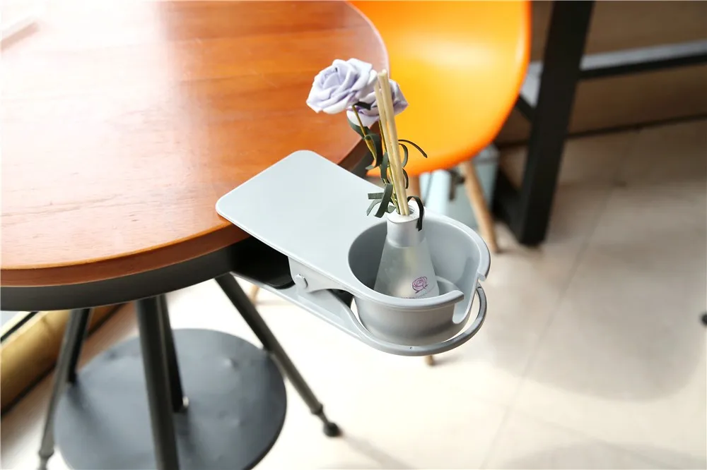 ABS plastic Office desk Drinking Cup Holder Clip