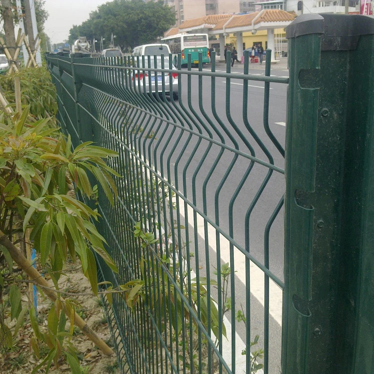 Factory Triangular bending Welded Wire Mesh Fence High Security welded 3D Wire Fence