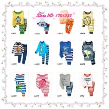 2015 Spring Autumn Kids Clothes Baby Boys Gilrs Clothing Long Sleeve Costume Cotton Pajamas Childrens Sleepwear Pyjamas Pijamas