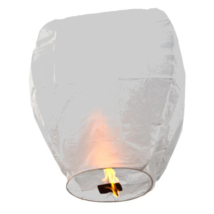 Big White Chinese Wholesale Sky Lantern For Wedding Favors Kongming Lantern Low Price