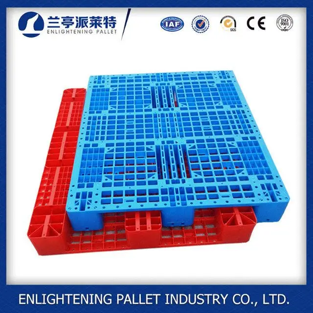 3 skids plastic pallet euro plastic pallets with steel insert made in China