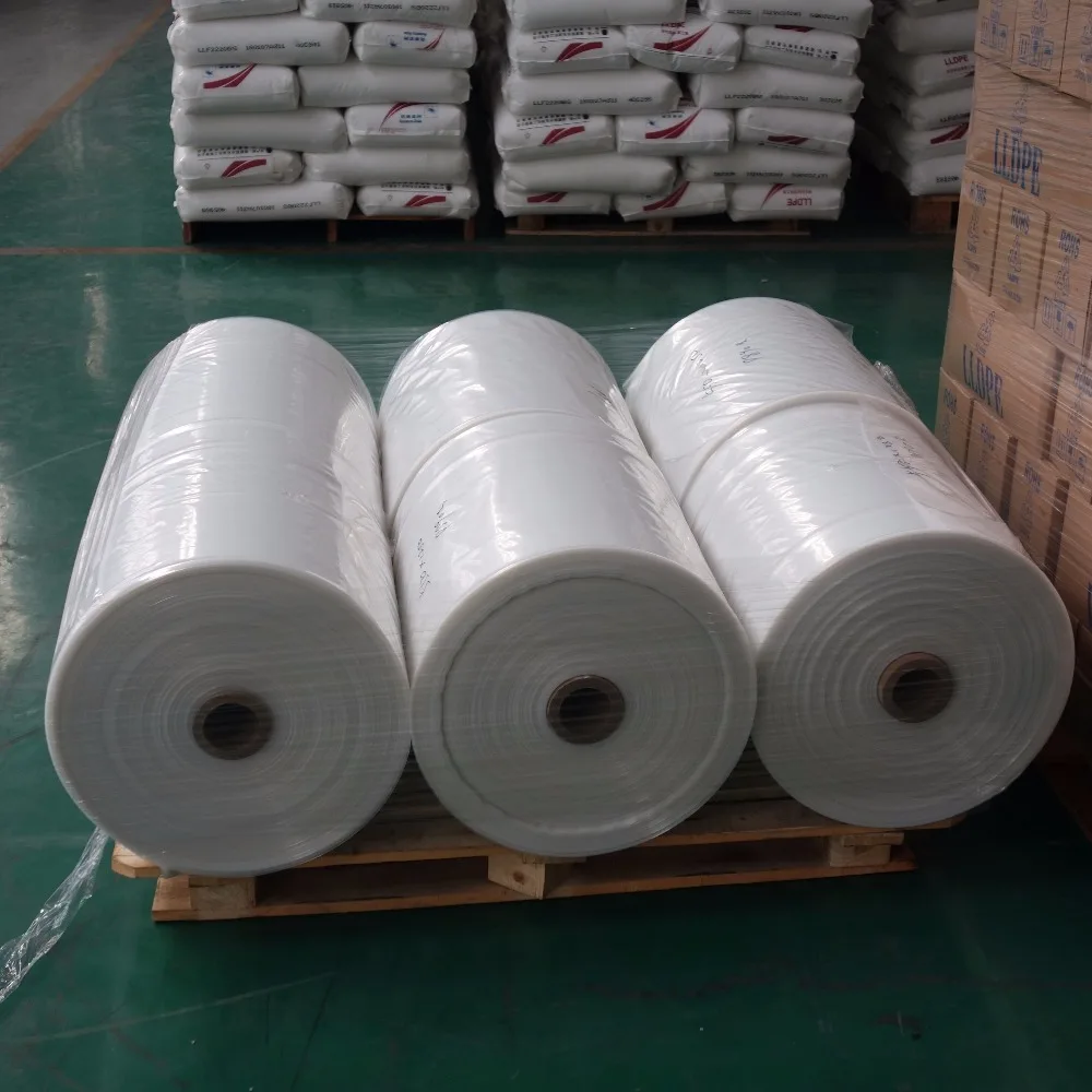 China made 550mm customized transparent plastic LDPE film
