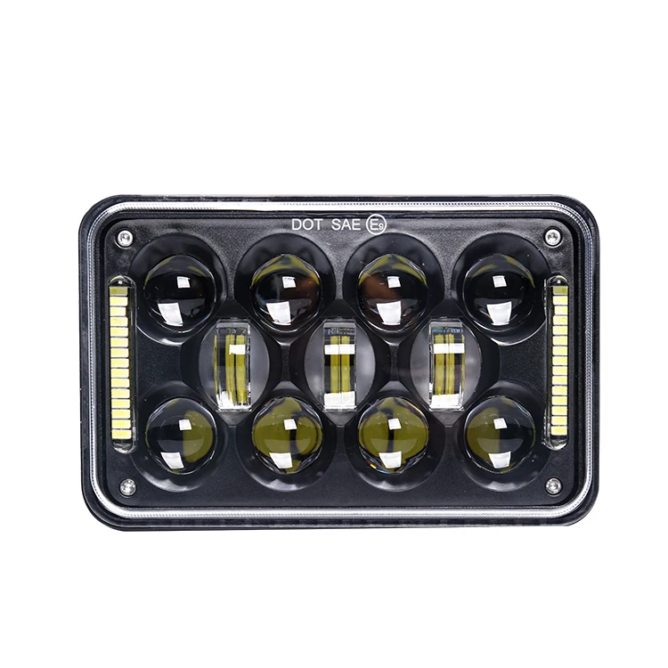 Запечатанный Луч 4x6 дюймов, светодиодные фары LOYO, сменный круглый налобный фонарь для Jeep