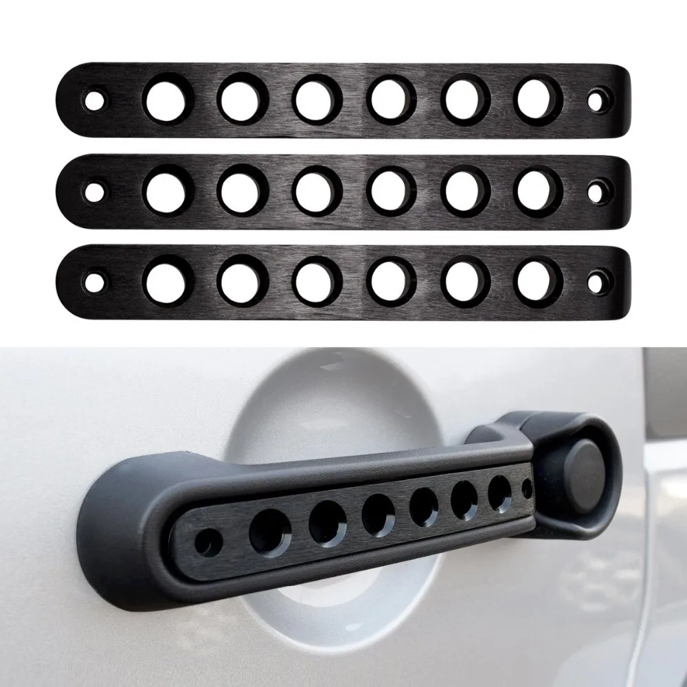 Синяя Передняя и задняя дверь, автомобильная ручка захвата, вставка, накладка, автомобильные аксессуары 2007 - 2016 для Jeep Wrangler JK и неограниченные аксессуары