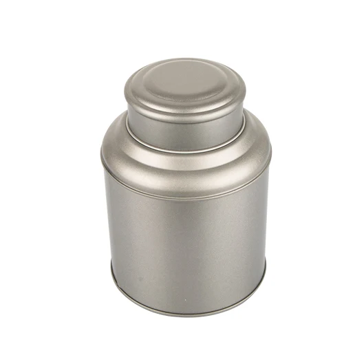 China food grade empty round tin box for tea packaging tin box tin cans