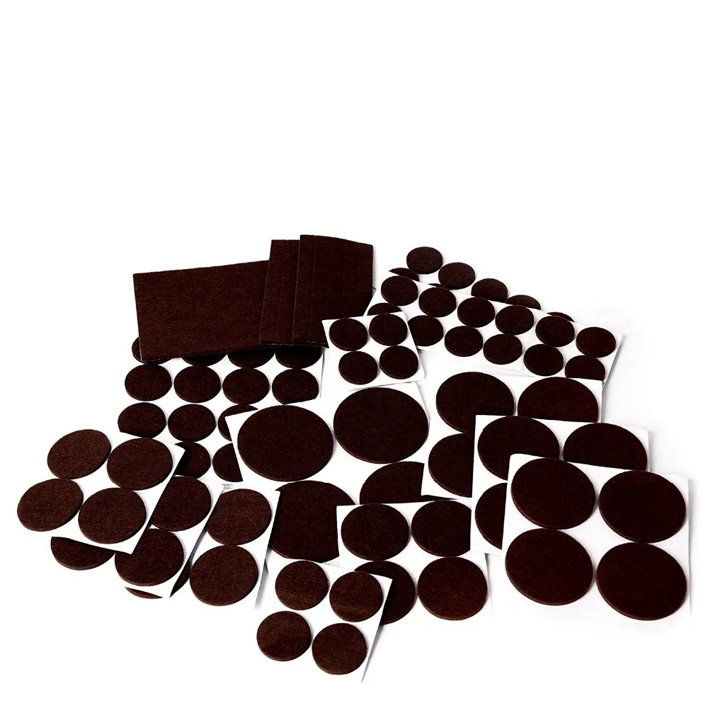 Оптовая продажа, самоклеящиеся подкладки из войлока для ножек стола стула