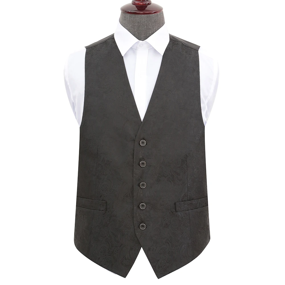 
Satin Black Tuxedo Vest 
