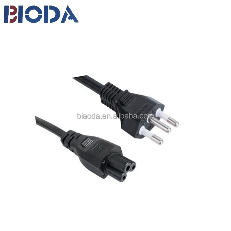 125 В 15A Германии медный спиральный кабель итальянский шнур питания