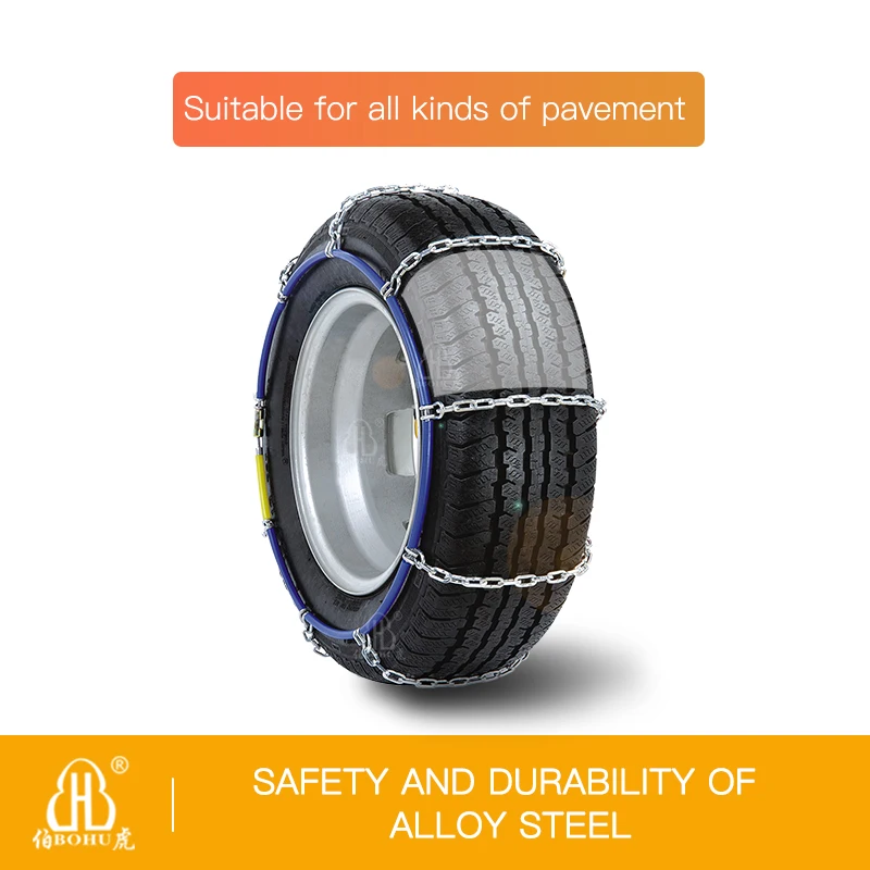 
BOHU alloy steel tire chains KL series car tire snow chain car snow chain 