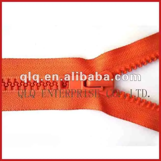 двойной открытый конец молнии