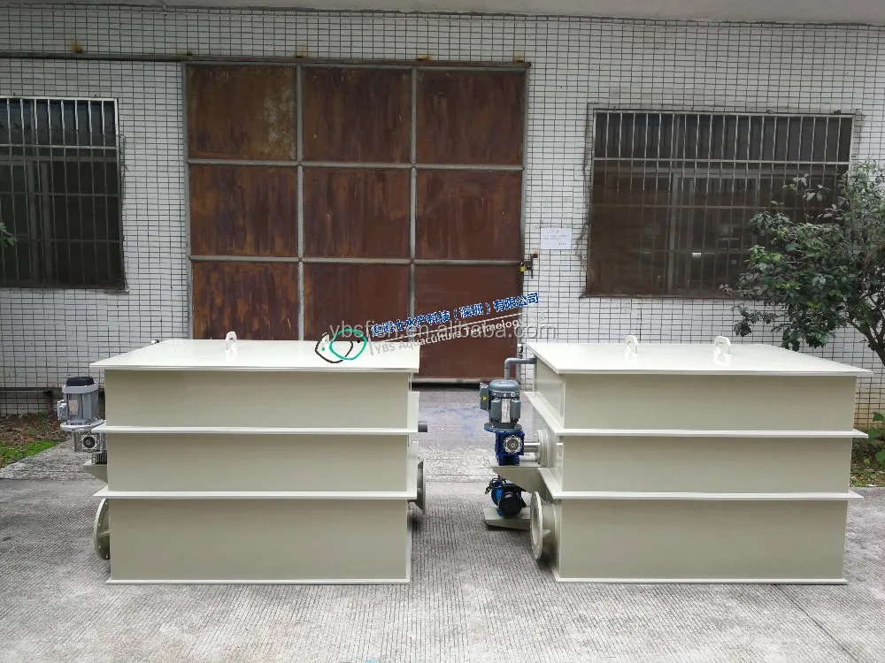 Large flowlate recirculating aquaculture fish farm auto drum filter