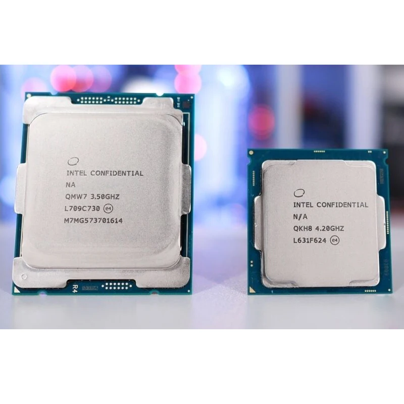  Intel cpu 1151/2066 Процессор i3 8100 i5 7500 8600K 7600K 9600K i7 7700K 8700k i7-6700k 9700k 7800x I7 7700 i9