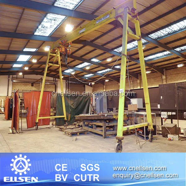Light duty 3ton portable gantry crane