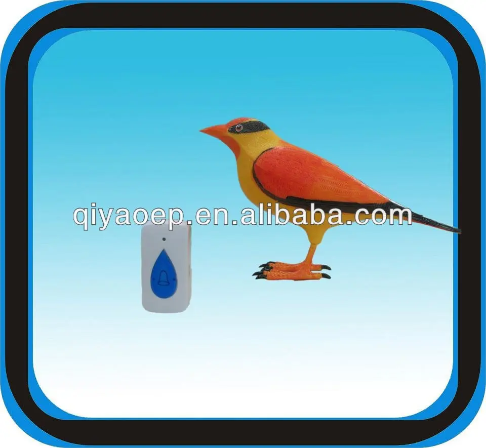 Remote Bird Doorbell Wireless Door Chime Wireless Doorbell Antique Bird Sound Bell