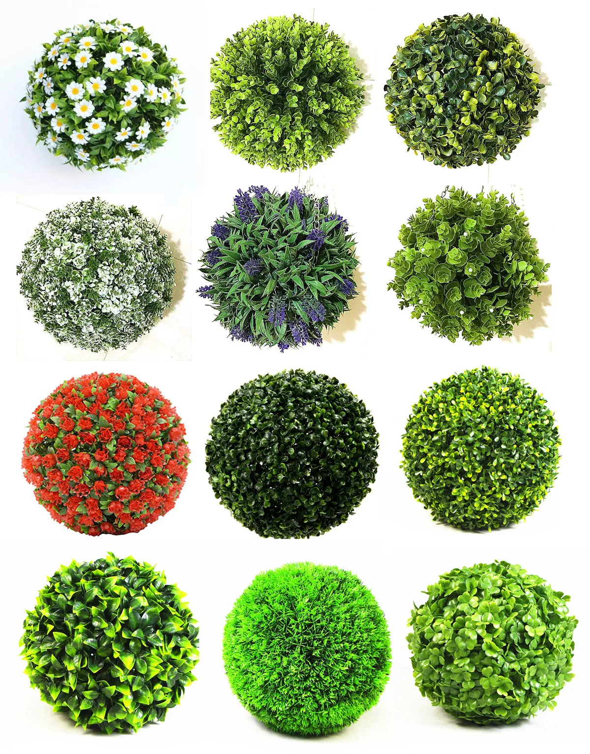 High Quality Plastic Topiary Balls,Topiary,Artificial Topiary Ball