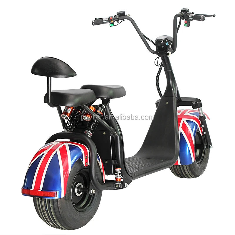 2019 electric scooter 60V 12A 1000w citycoco Battery removable electrical scooter motor, adult electric motorcycle(C07)