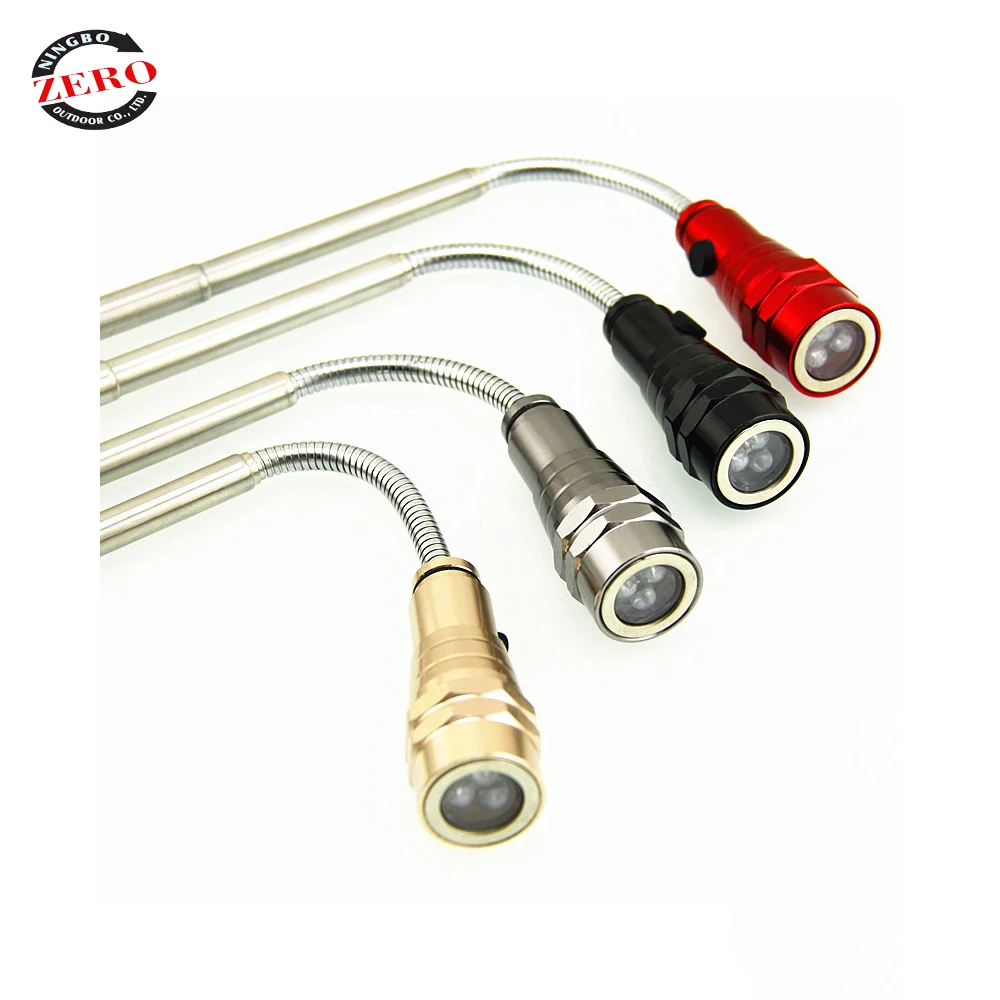 Torch Arm Led Gooseneck Work Light Working with Magnet Magnetic Magnet Lampe Torche 3W Cob Flexible Flashlight
