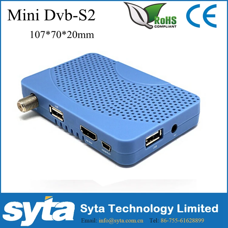 Syta Hot hd Satellite Receiver DVB-S2 TV Decoder Dvb-s2 Mini TV Set Top Box NOVATEK78304 S1022Mini