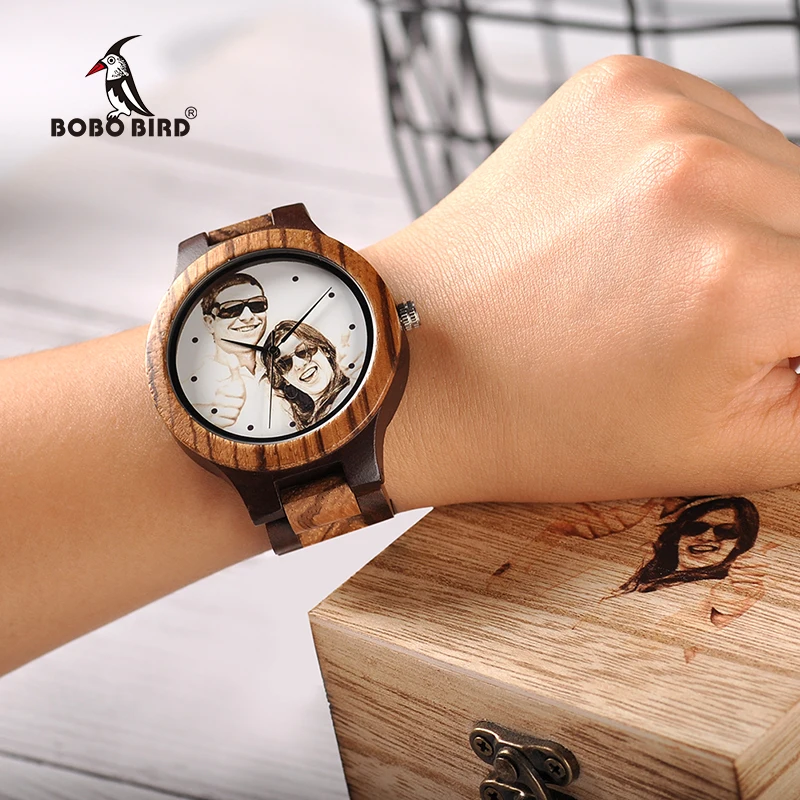 2020 Dropshipping Personalize Clock Wooden Watch BOBO BIRD Timepiece brand your own watches custom logo