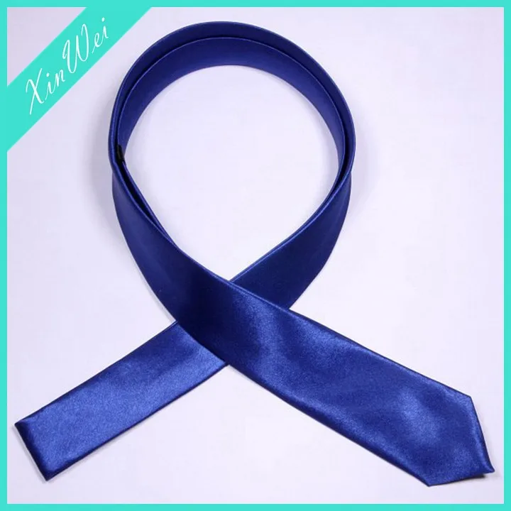 
Fashionable Skinny Slim Solid Multi Color Neck Tie 