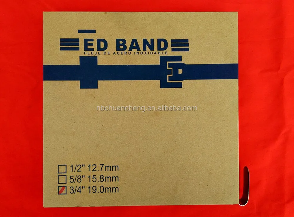 SS 304 3/4'WIDTH Stainless Steel Strapping Band/Strips