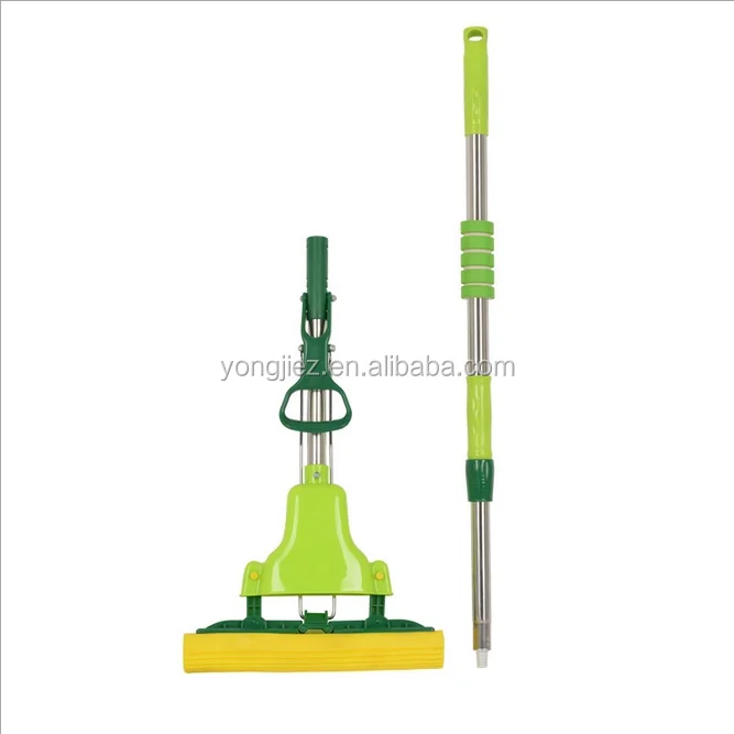 Foldable Detachable PVA Mop With Stainless Steel Stick