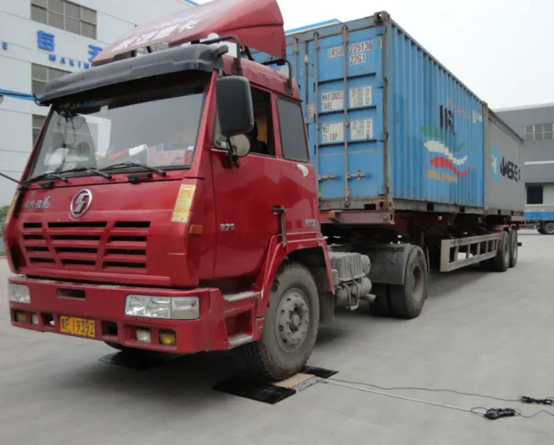 portable car axle truck weighing pads