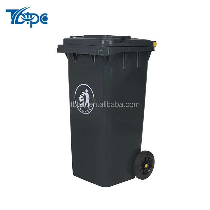 100L,120L,240L plastic container 2 wheelie household garbage bin for recycle