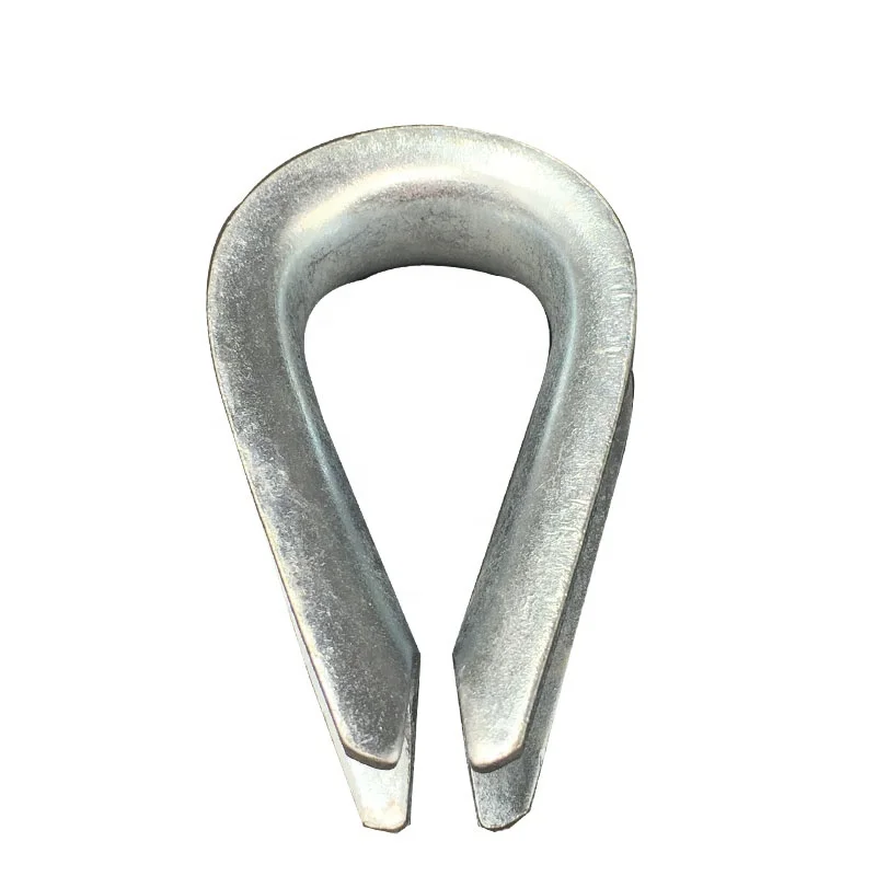 DIN6899B galvanized wire rope thimble/thimble for wire rope sling