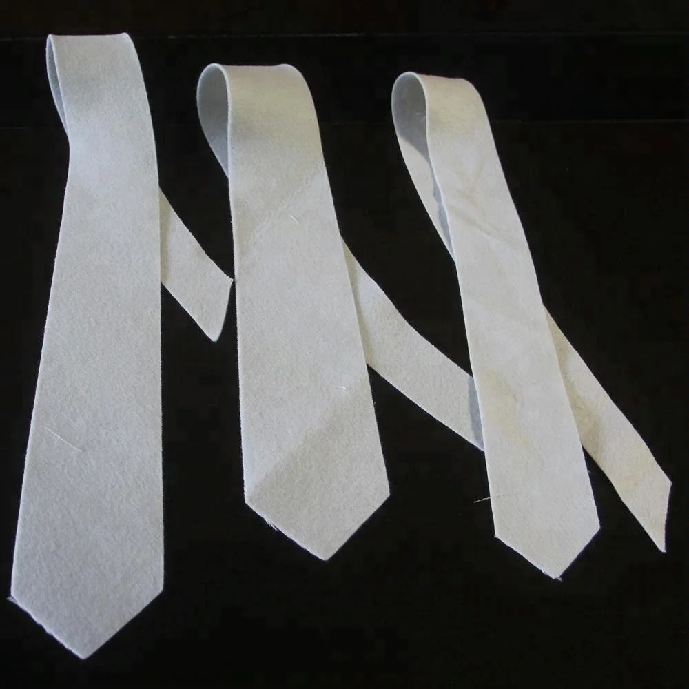 100% wool necktie interlining for ties