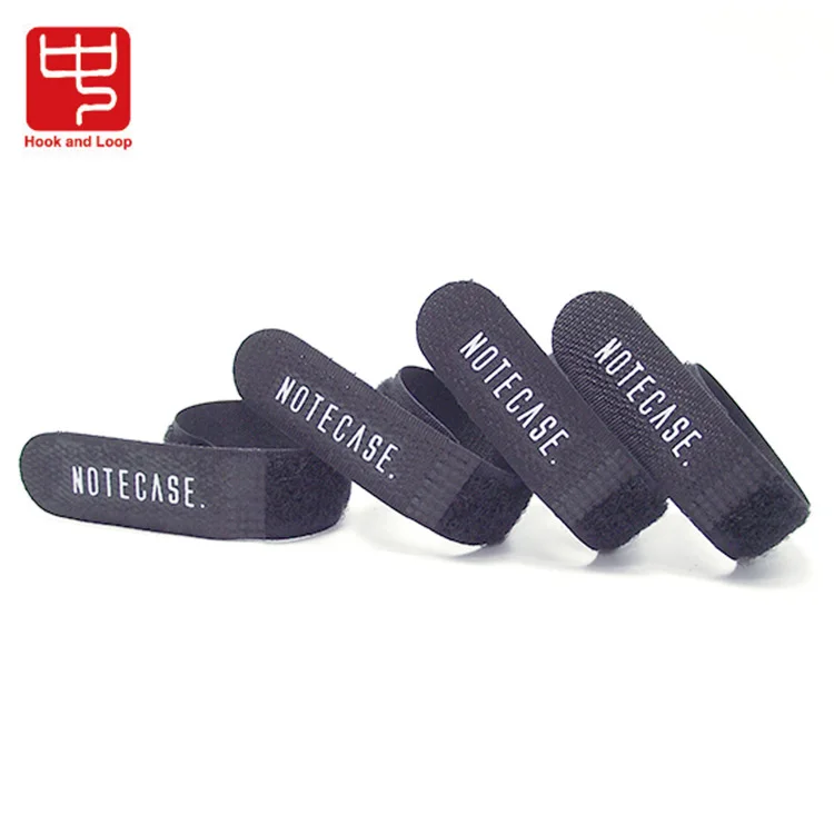 Manufacturer 100%nylon Hook and Loop Cable Straps with Logo Free Customized Plating Magic Tape Nylon Tape Cable Tie and Anywhere