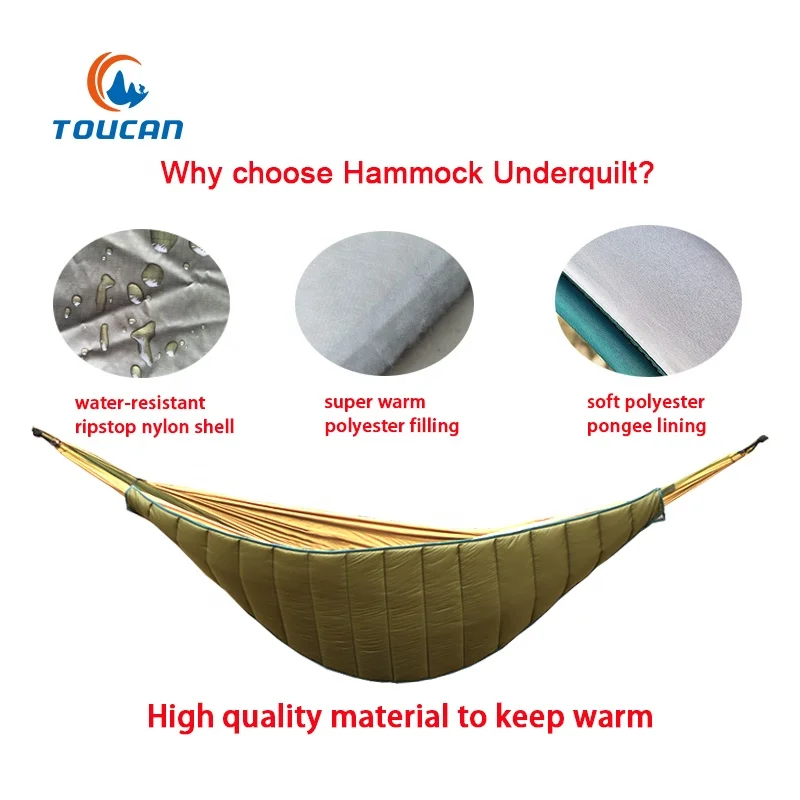 Customized Backpacking Hiking Outdoor Portable Hammock Underquilt Manufacturer