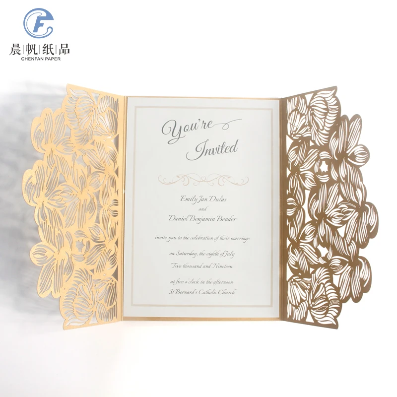 Традиционная христианская Свадебная визитная карточка с принтом на заказ