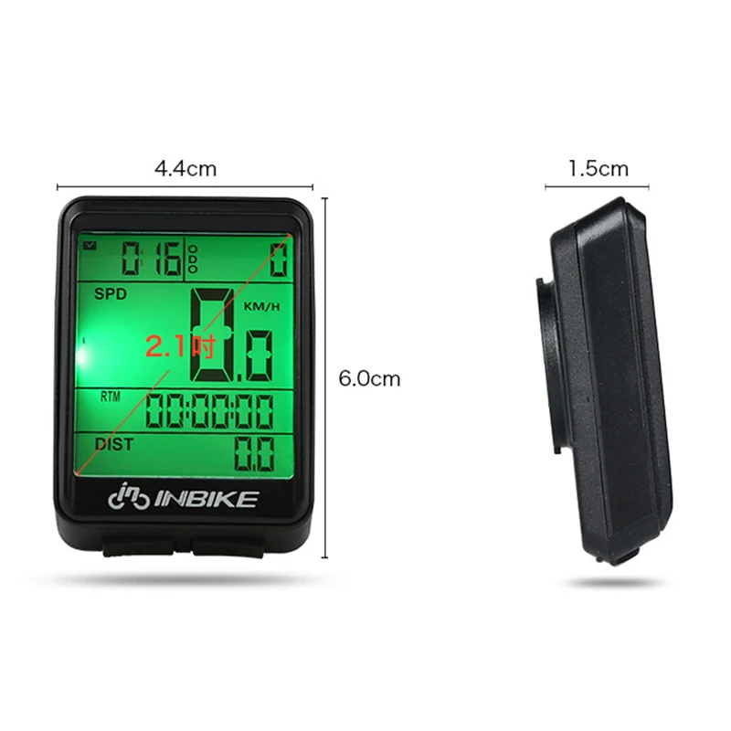2018 New Cycling Bicycle Computer Wireless MTB Road Bike Cycling Odometer Rainproof Bicycle Speedometer Watch LED Digital Rate