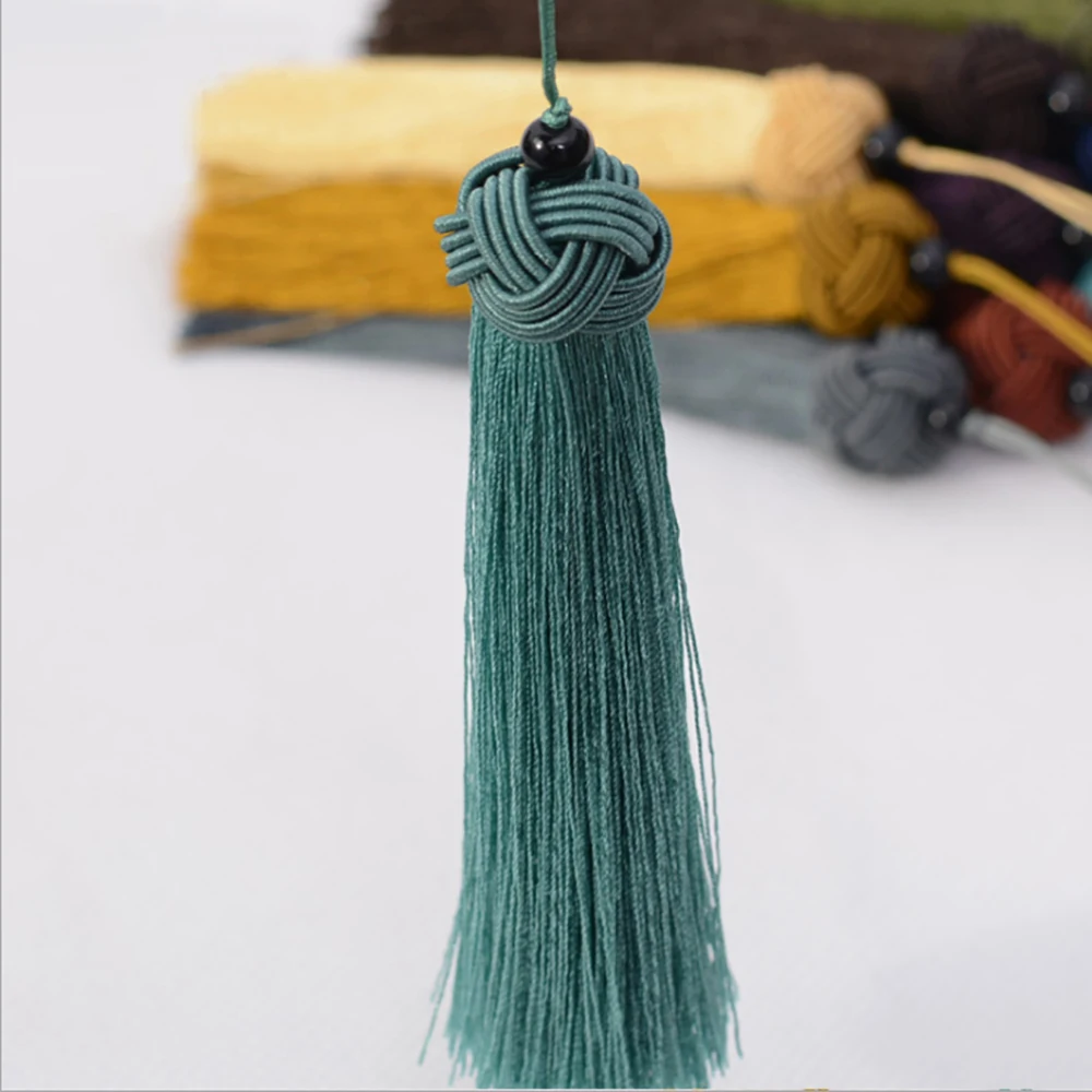 LONGJIE factory wholesales  new design Chinese knot tassel pendant handmade decoration tassel for bookmark