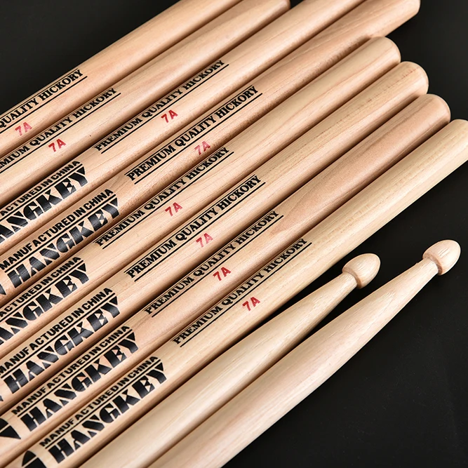 Custom Natural 7A Drumsticks Hickory