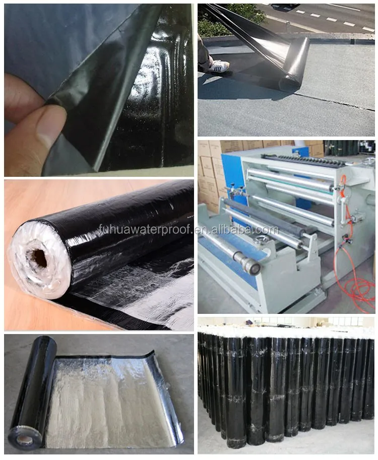 Easy construction Self adhesive waterproof SBS modified asphalt roofing membrane/felt