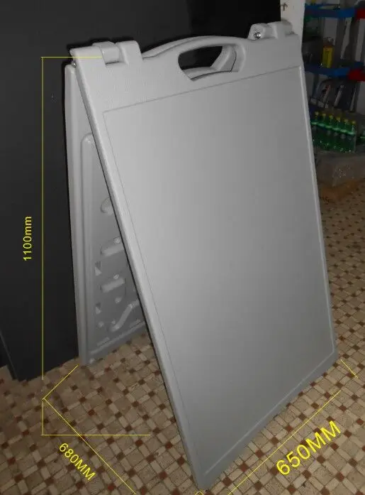 A-Frame Sign with Double Sided Display Singicade Deluxe A-board -Black or White