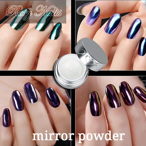 Acrylic paint sets of mirror nail chrome powder nail supplies professionals