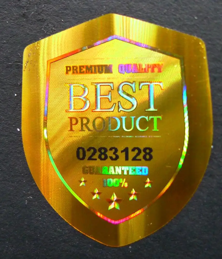 Hot Sale Customized Self Adhesive Anti-fake Label 3d Hologram Sticker