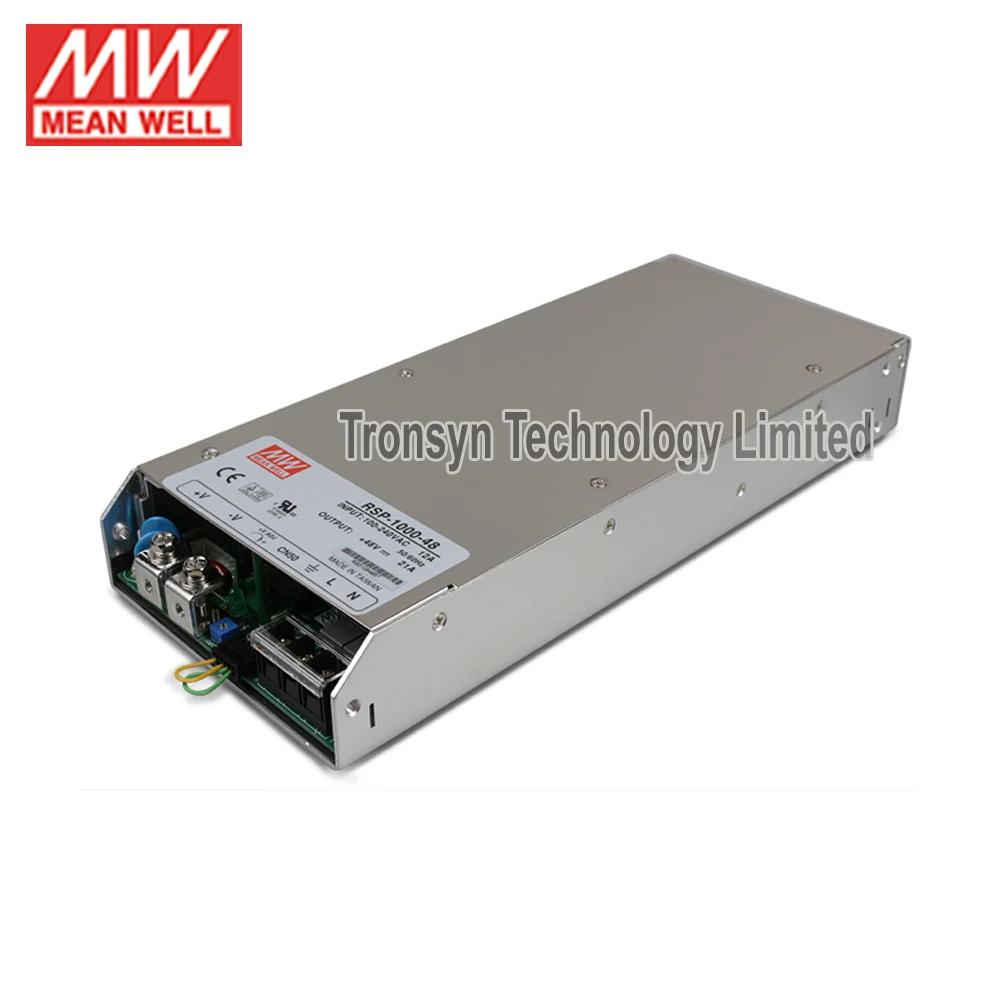 Single Output Parallel 1000W 48V Switching Power Supply Meanwell RSP 1000 48
