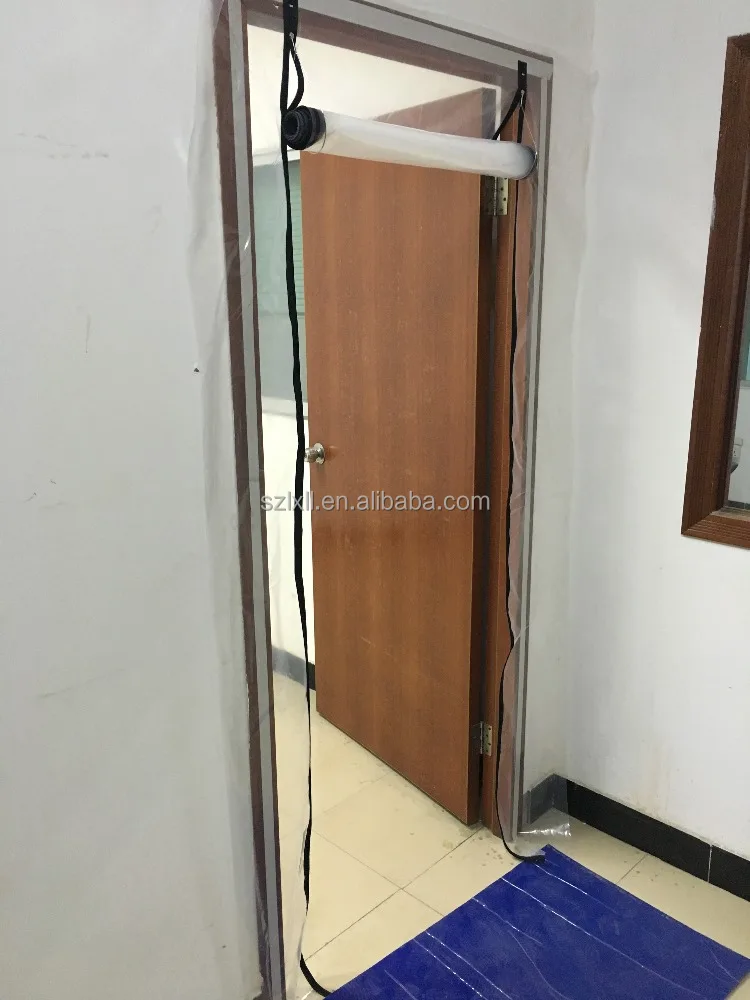 
LDPE zipper door for dust protection 